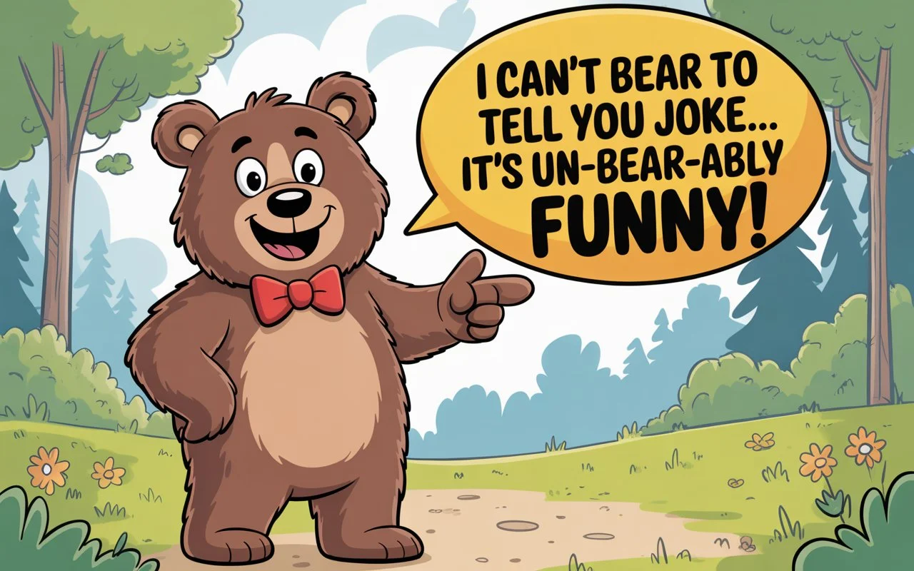 278+ Funny Bear Puns Jokes 2026