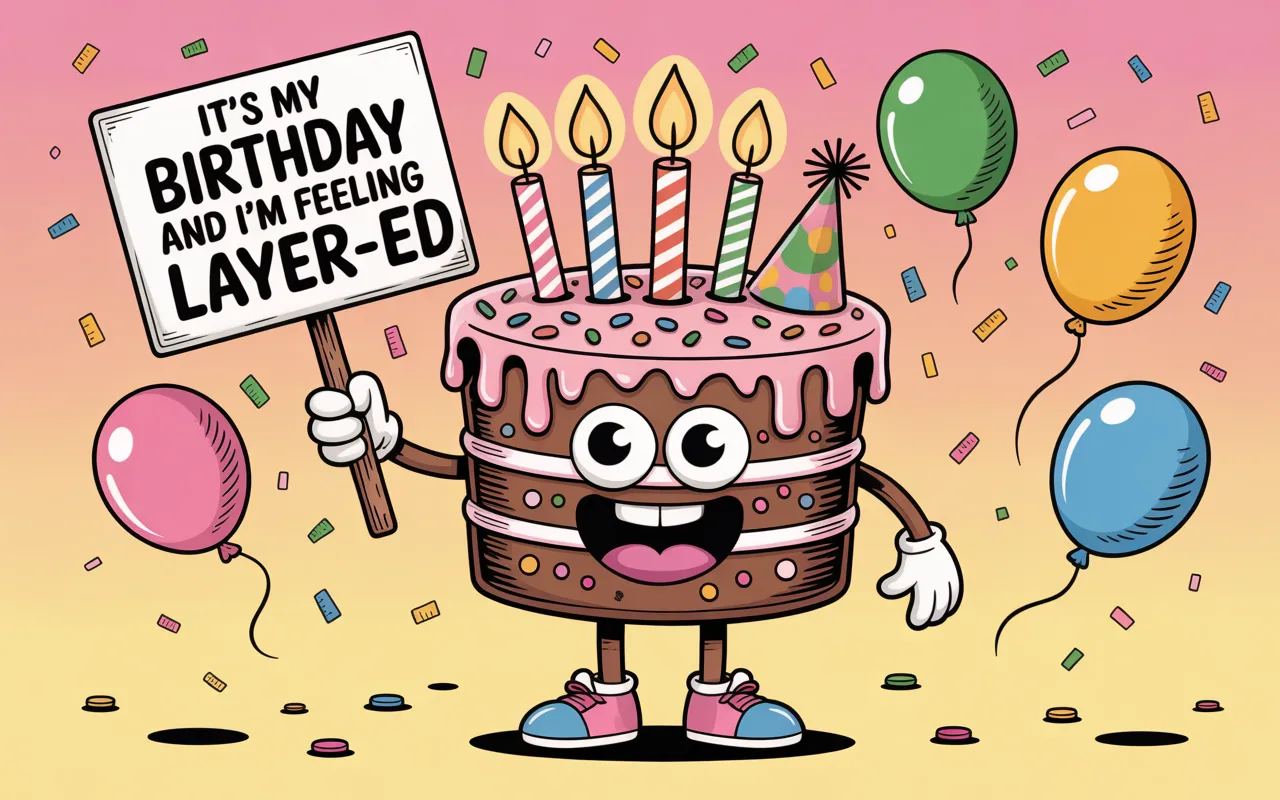 29+ Birthday Puns & One-Liners Funny For Adults Captions Cards 2026