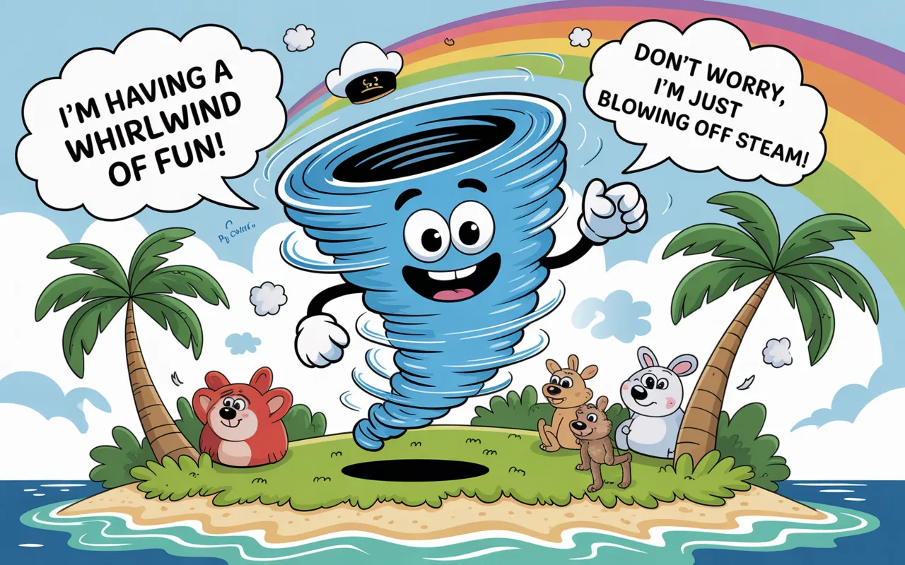 55+ Hurricane Puns & One-Liners Funny For Kids Adults & Women 🌪️😂